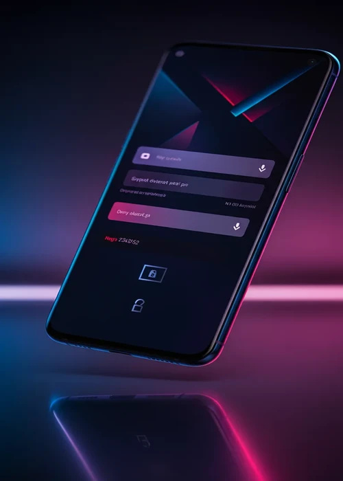 Screenshot af login-formular og spilbiblioteket hos Winstler Casino på en mobil enhed.